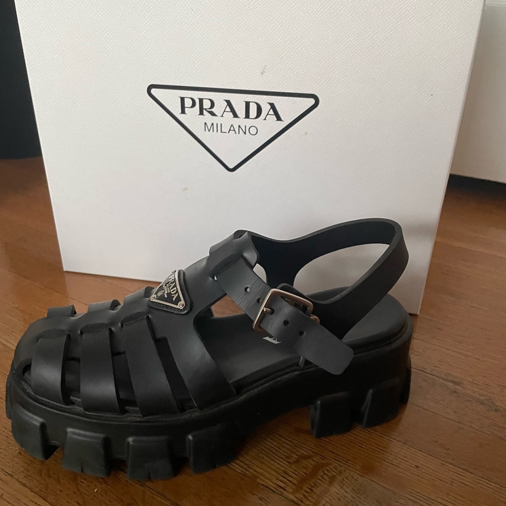 COPY - Prada Black Cage shoes